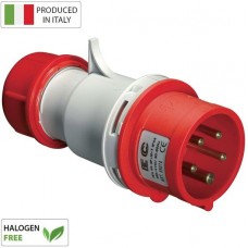 Βιομηχανικό Φις Αρσενικό 32A 5P 400V Κόκκινο IP44 EC69078